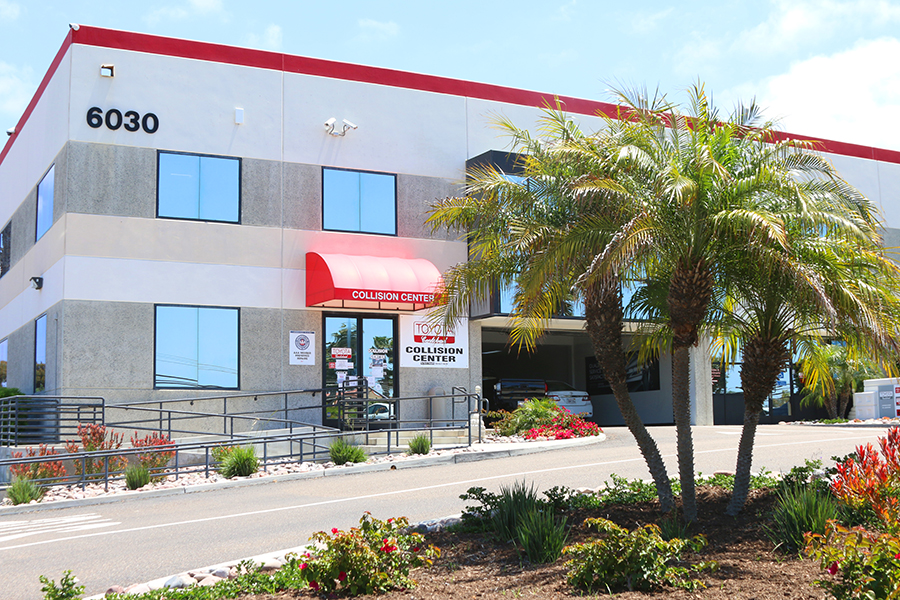 Toyota Carlsbad Collision Center Entrance